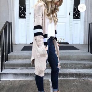 Bloggers favorite striped cardigan
